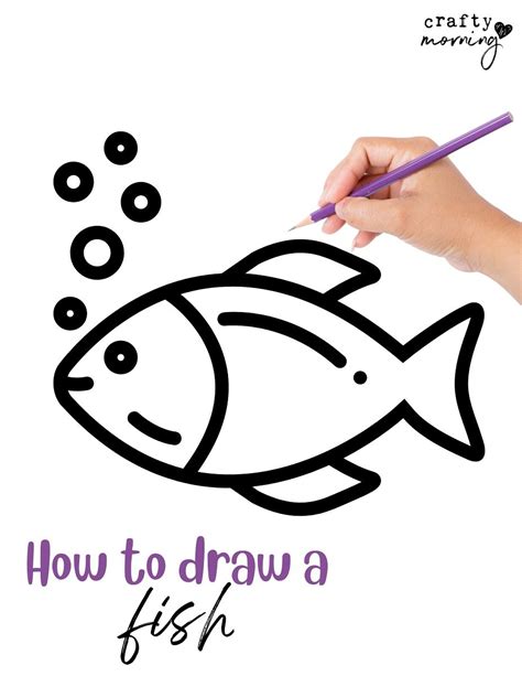 how to draw fish for kids|Quick and Easy Fish Drawing for Kids in 5 minutes!.